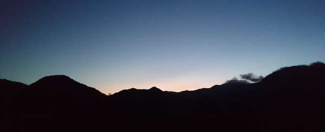 日光の夕暮れ